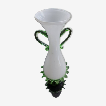 Designer opaline vase