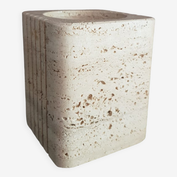 Travertine lamp 1970