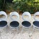 4 chaises Baumann Mouette bistrot vintage