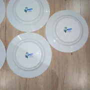 Lot 7 Large Flat Plates Porcelain ARA Pier Import