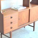 Teak bookcase * 135 cm