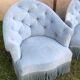 Living room old sofa and 2 armchairs model honeycomb toad