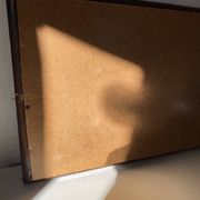 Miroir bois 37x60 cm, années 80
