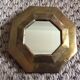Brass mirror