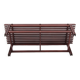 Vintage Wooden Bench, Italian Design 1960
