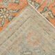 Coral orange 62s vintage rug, 226x331cm