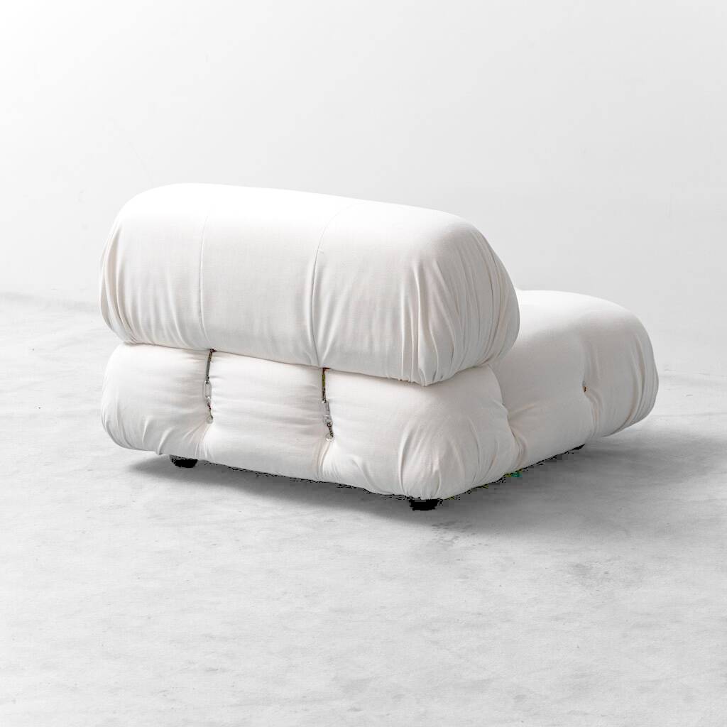Fauteuil Camaleonda de Mario Bellini pour B&B Italia – Lin couleur crème, années 1970