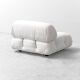 Fauteuil Camaleonda de Mario Bellini pour B&B Italia – Lin couleur crème, années 1970