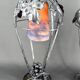 Paire de Lampes Fer Forgé, Thème de la Vigne, Müller Frères, Art Déco, 1925