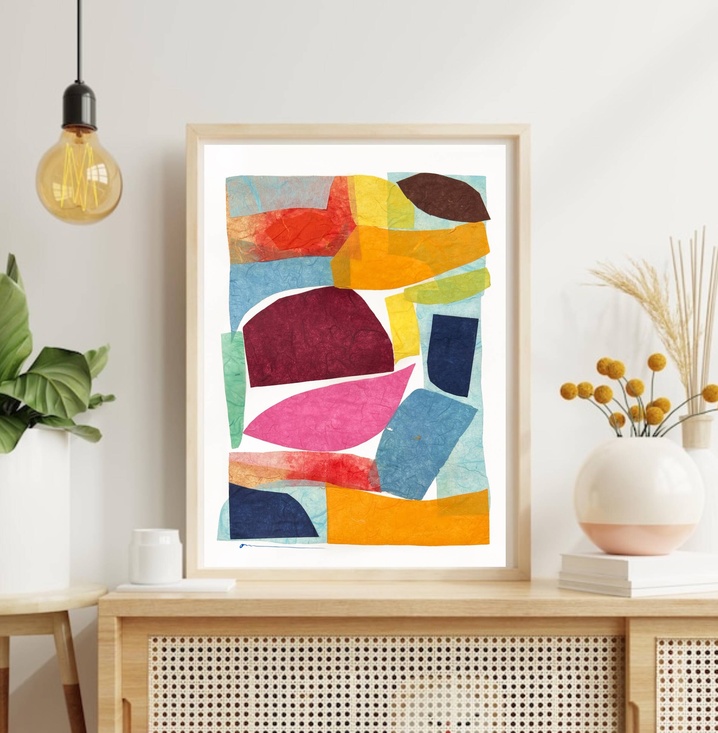 Collage on paper