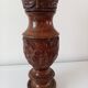 Vase bois massif sculpté à la main