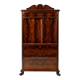 Chiffonnier haut avec bar en acajou 1850-1880