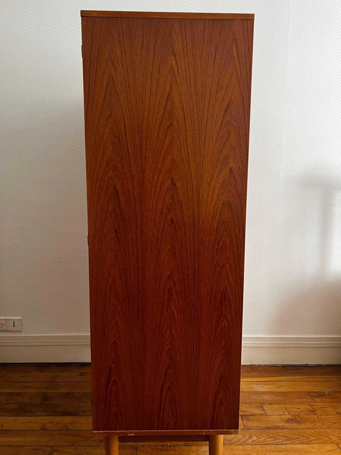 "Brissac" wardrobe in teak, 1950s