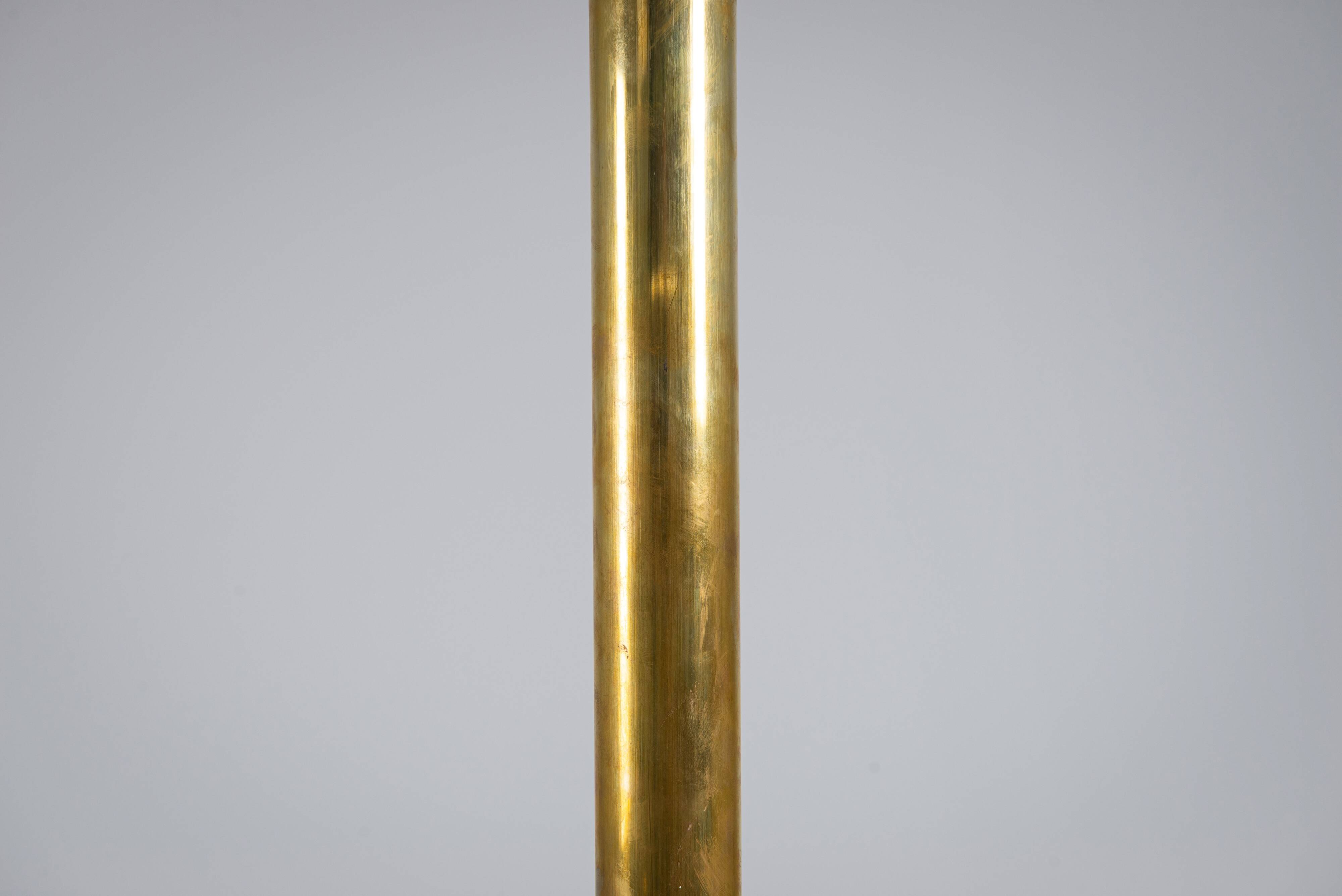 Brass ''Luminator'' floor lamp by Marcello Piacentini