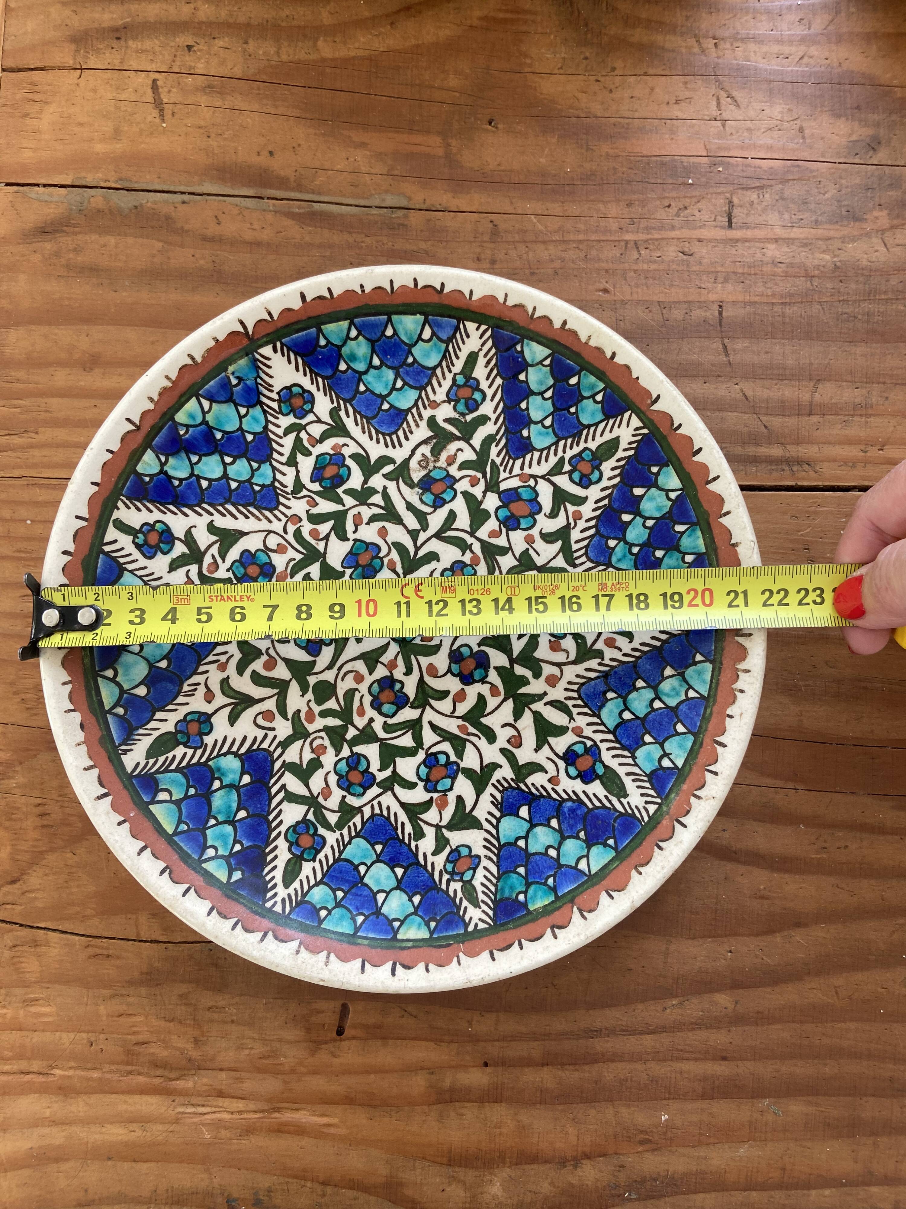 Iznik ceramic wall plate