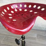 Vintage high stool sitting tractor