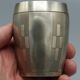Silver-plated metal cup signed ravinet denfert - art deco