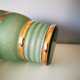 Vase en verre granité