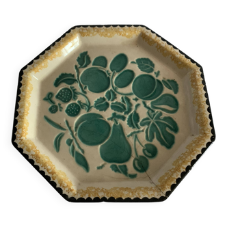 Vintage hexagonal dish