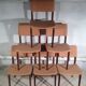Set of 6 chairs model S 82 design EUGENIO GERLI