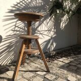 Wooden screw stool