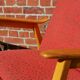 Paire de fauteuils rouge Interier Praha