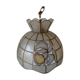 Vintage mother-of-pearl pendant lamp 70