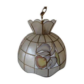 Vintage mother-of-pearl pendant lamp 70