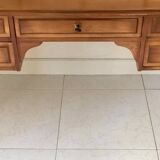 Directoire style desk with 5 drawers and side shelves