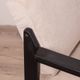 Pair of vintage 80's armchairs in wood and fabric italian design
