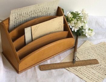 Mail sorter, desktop accessory