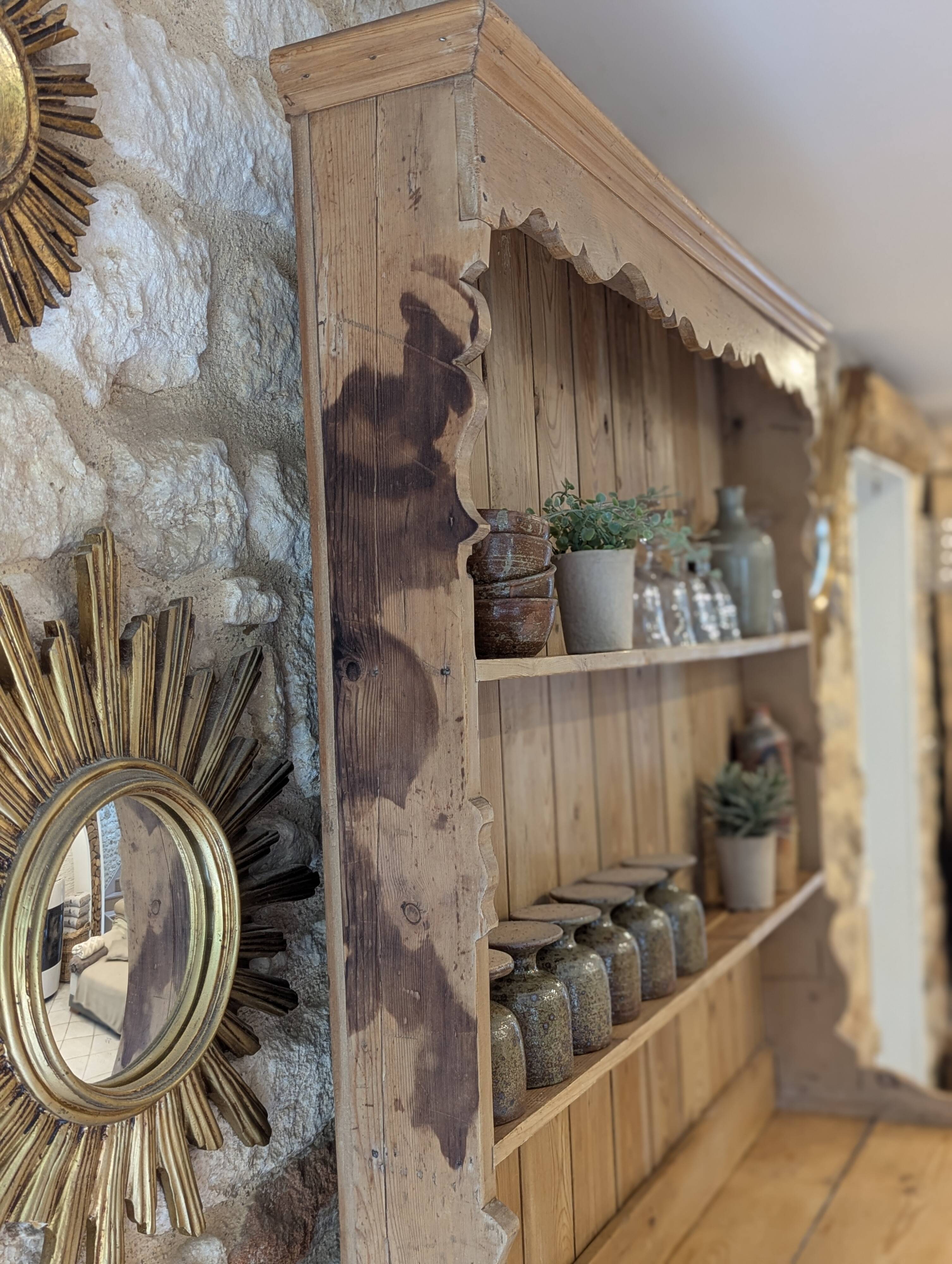 Antique dresser in pitch pine