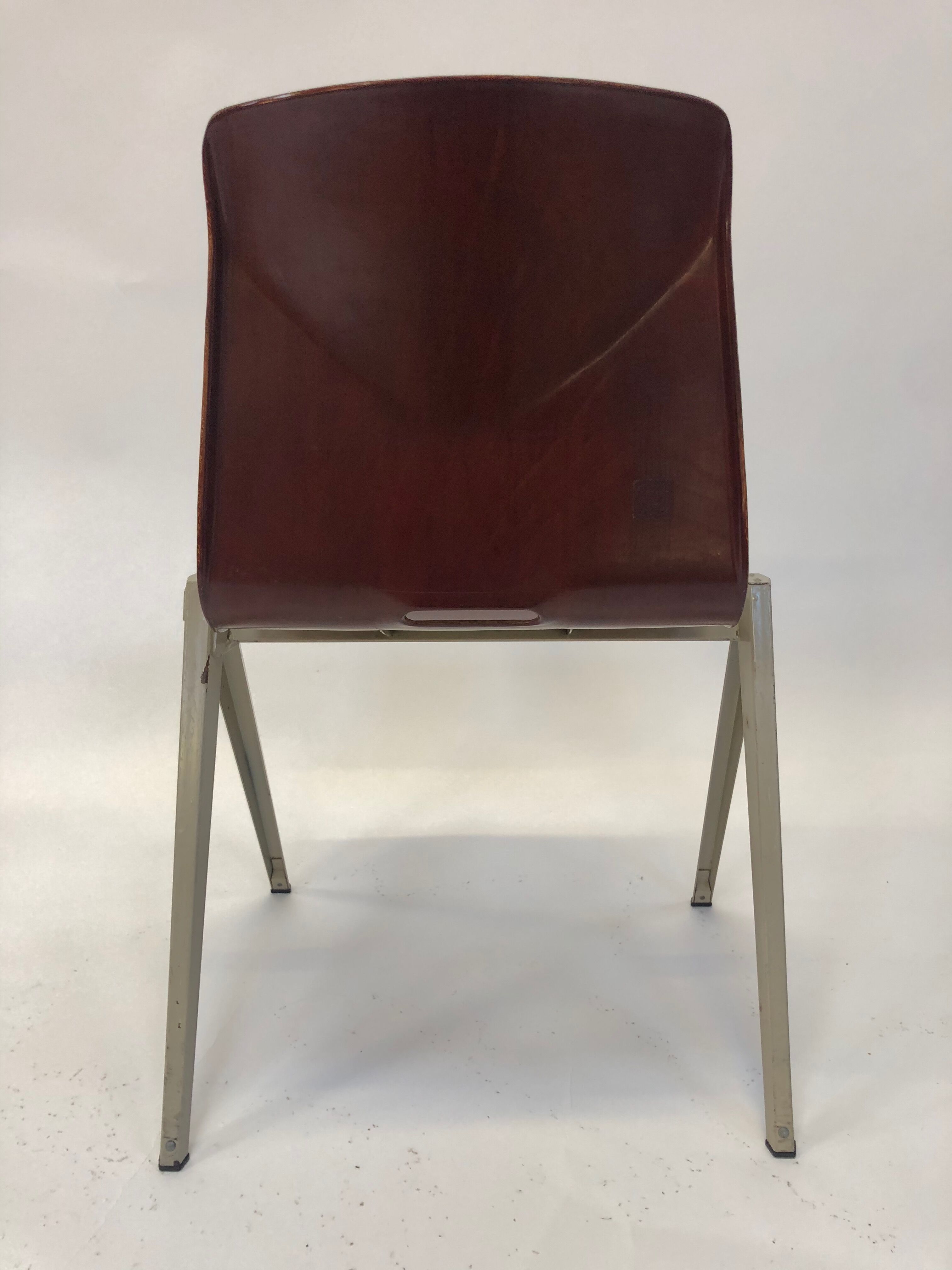 Lot of 4 vintage chairs Galvanitas S22 in the Netherlands