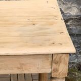 Raw wood farm table 1920