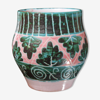 Ceramic vase Allix, Vallauris, 50s.