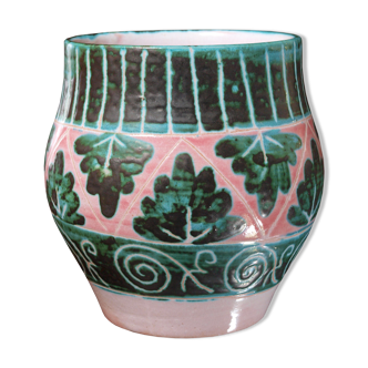 Ceramic vase Allix, Vallauris, 50s.