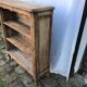 Low library in patinated decapé beech