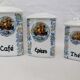 Antique spice jar Czechoclovakia porcelain decoration boat collection