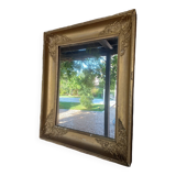 Miroir ancien bois doré fin XVIIIeme début XIXème