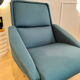 Fauteuil vintage Guermonprez, estampillé - maille 3D Bleu pétrole – De