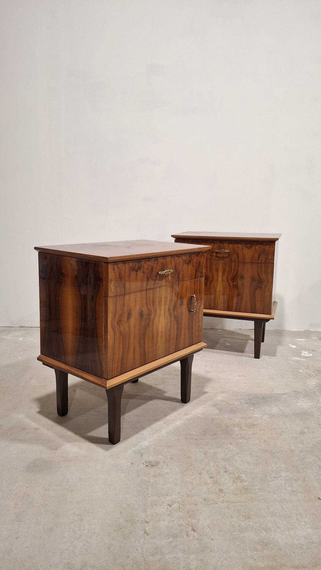 70s Walnut Nightstand