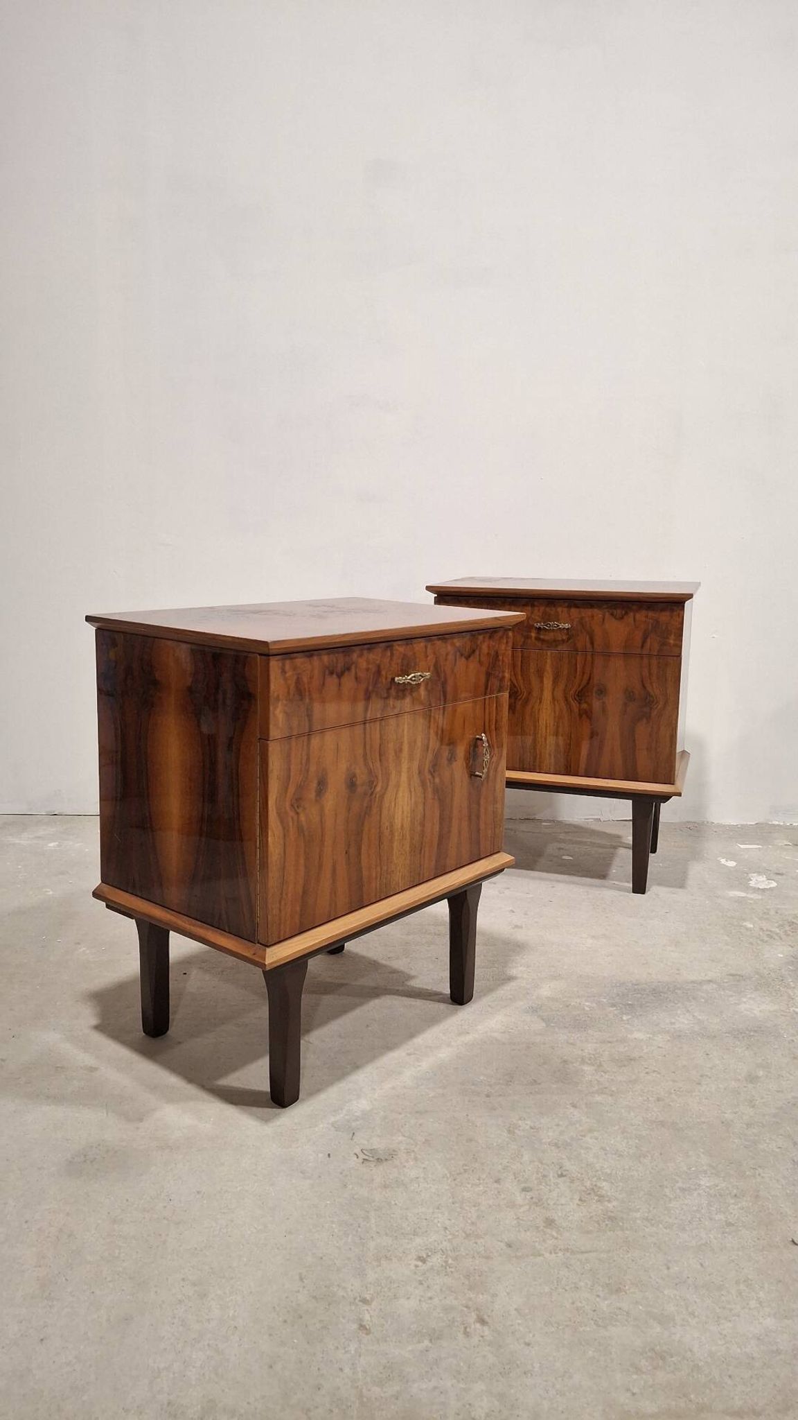 70s Walnut Nightstand