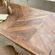 Table de ferme XIXème chêne 270cm avec allonges