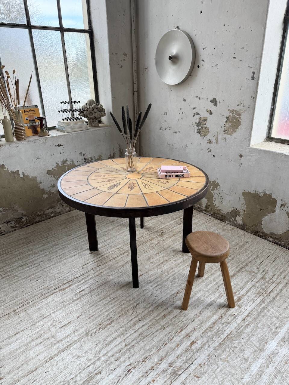 Herbier Capron ceramic dining table