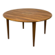 Circular Teak Coffee Table from Mikael Laursen, 1960s