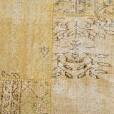 Yellow Mustard Large Vintage Rug, 204x306Cm