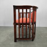 Josef Hoffmann Art Deco Beech Sofa, Vienna Secession, 1920s