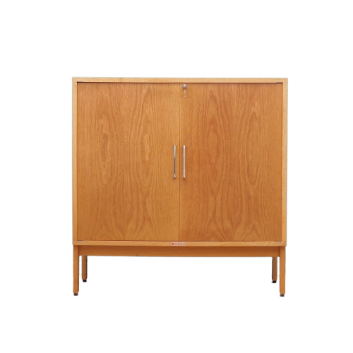Oak cabinet, 1970s, Danish design, manufactured by BS Møbelfabrik