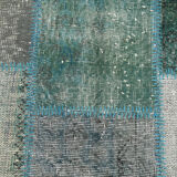 7x10 oversize teal green vintage rug 300x207cm