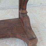 Restoration period mahogany console table